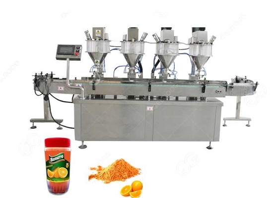 China 1-4 hoofden Multifunctioneel 5-5000g Graan Juice Powder Filling Machine Line leverancier
