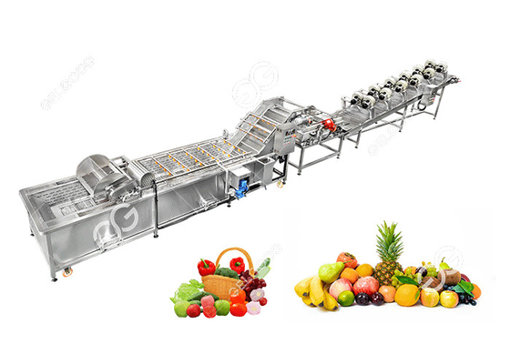 China Automatische Plantaardige van de de Wasmachinemachine van het Wasmachinefruit Plantaardige de Waslijn leverancier